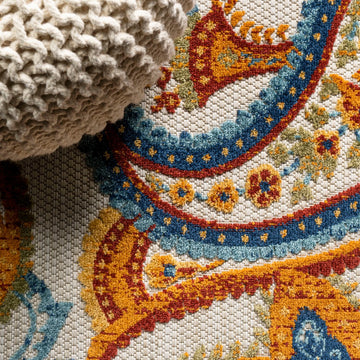 Gordes Paisley High-low Indoor/outdoor Area Rug